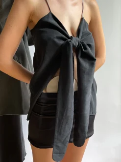 Djerf Avenue Tie Linne Ash Shop