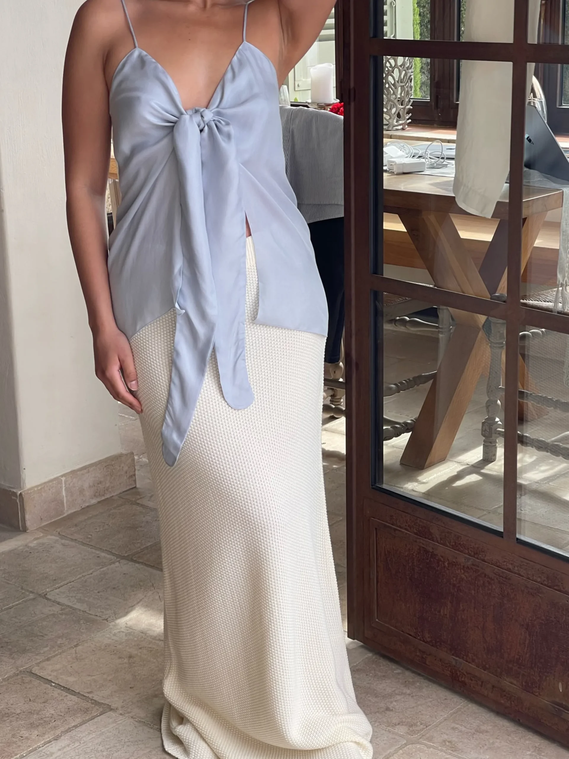 Djerf Avenue Tie Linne Babybla Cheap