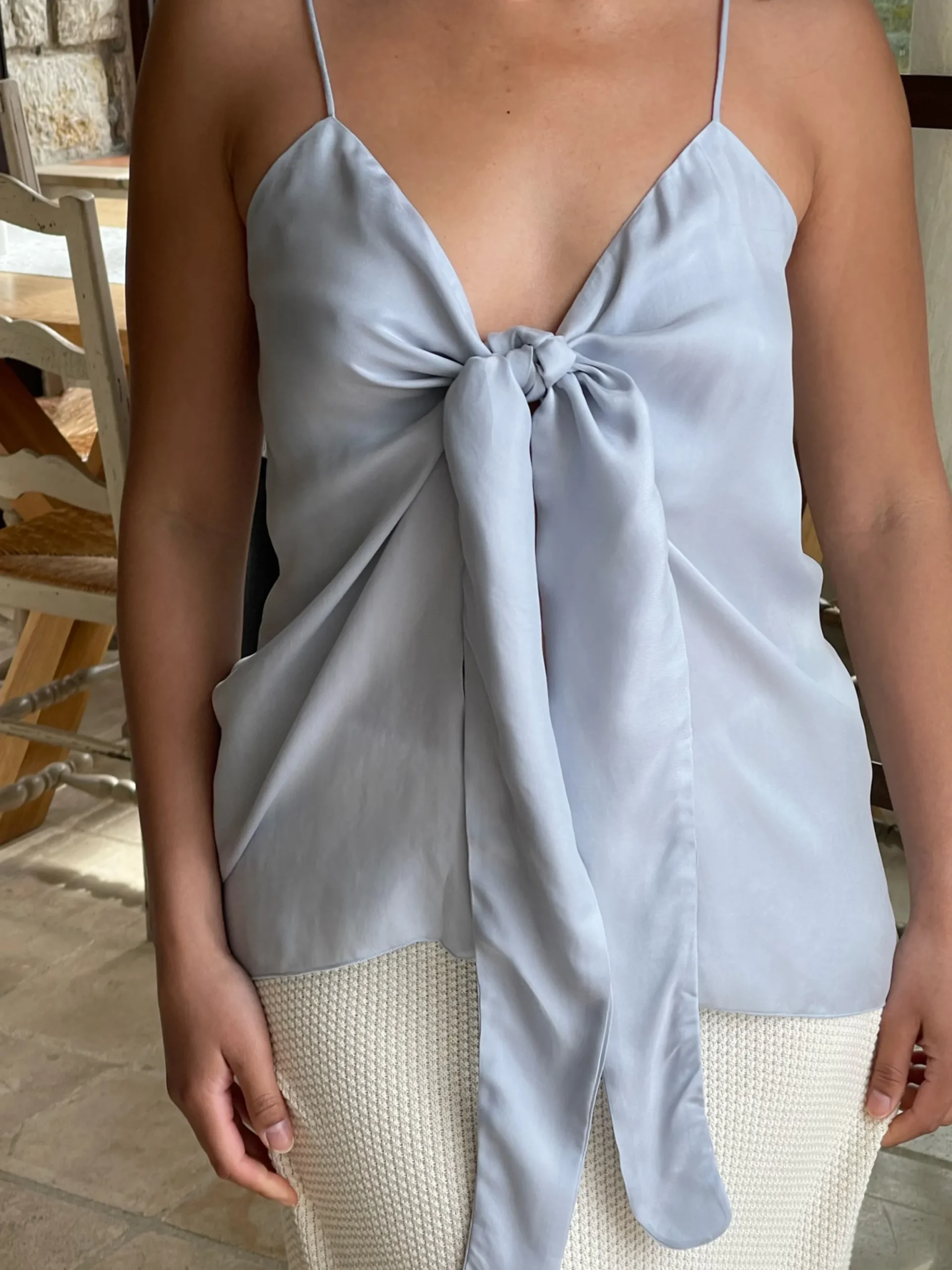 Djerf Avenue Tie Linne Babybla Cheap