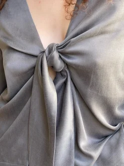 Djerf Avenue Tie Top Langarmad Storm Online