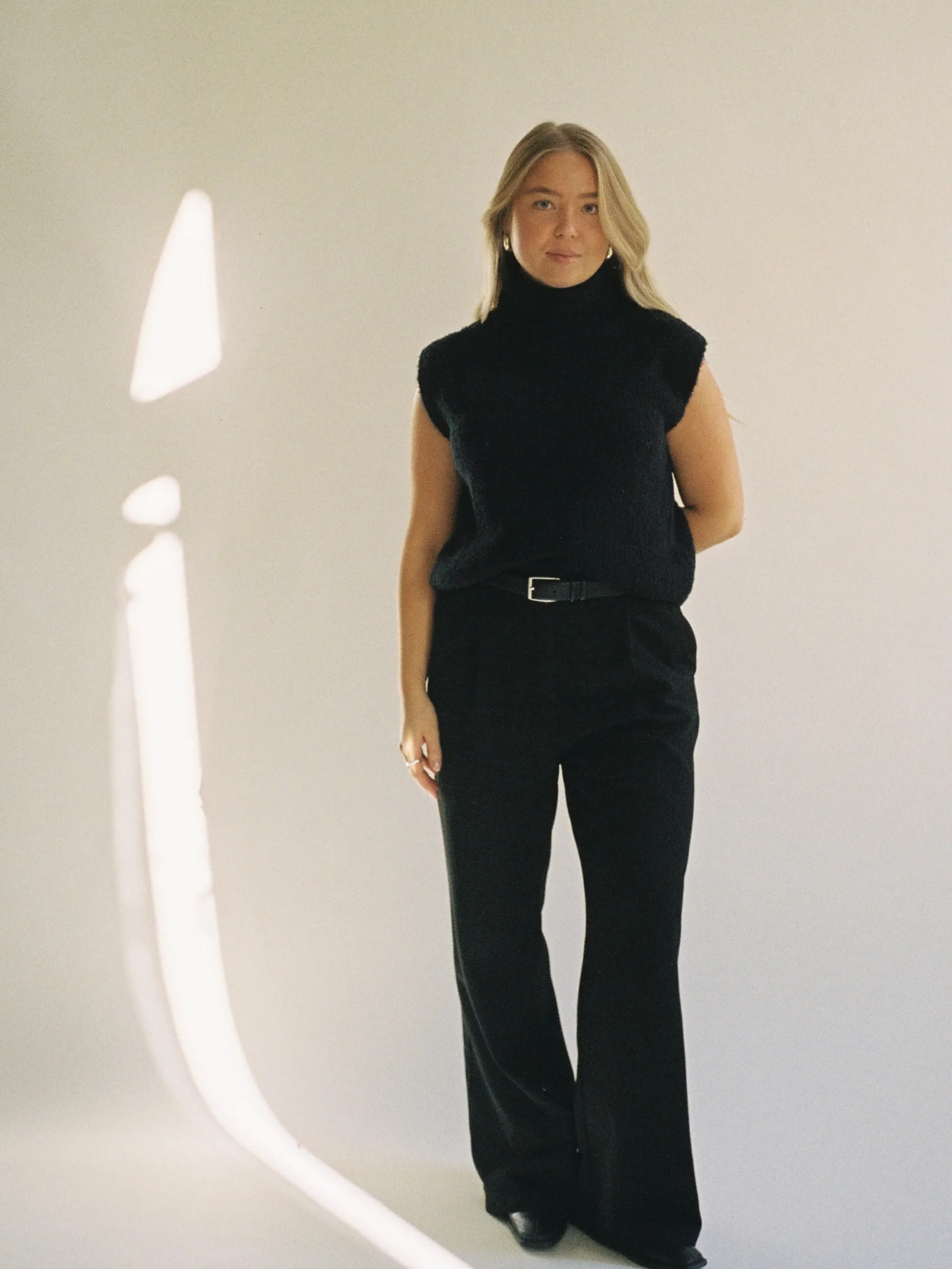 Djerf Avenue Turtleneck Topp Svart Best