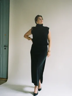 Djerf Avenue Turtleneck Topp Svart Best