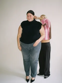 Djerf Avenue Turtleneck Topp Svart Best