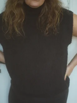 Djerf Avenue Turtleneck Topp Svart Best