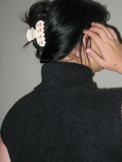 Djerf Avenue Turtleneck Topp Svart Best