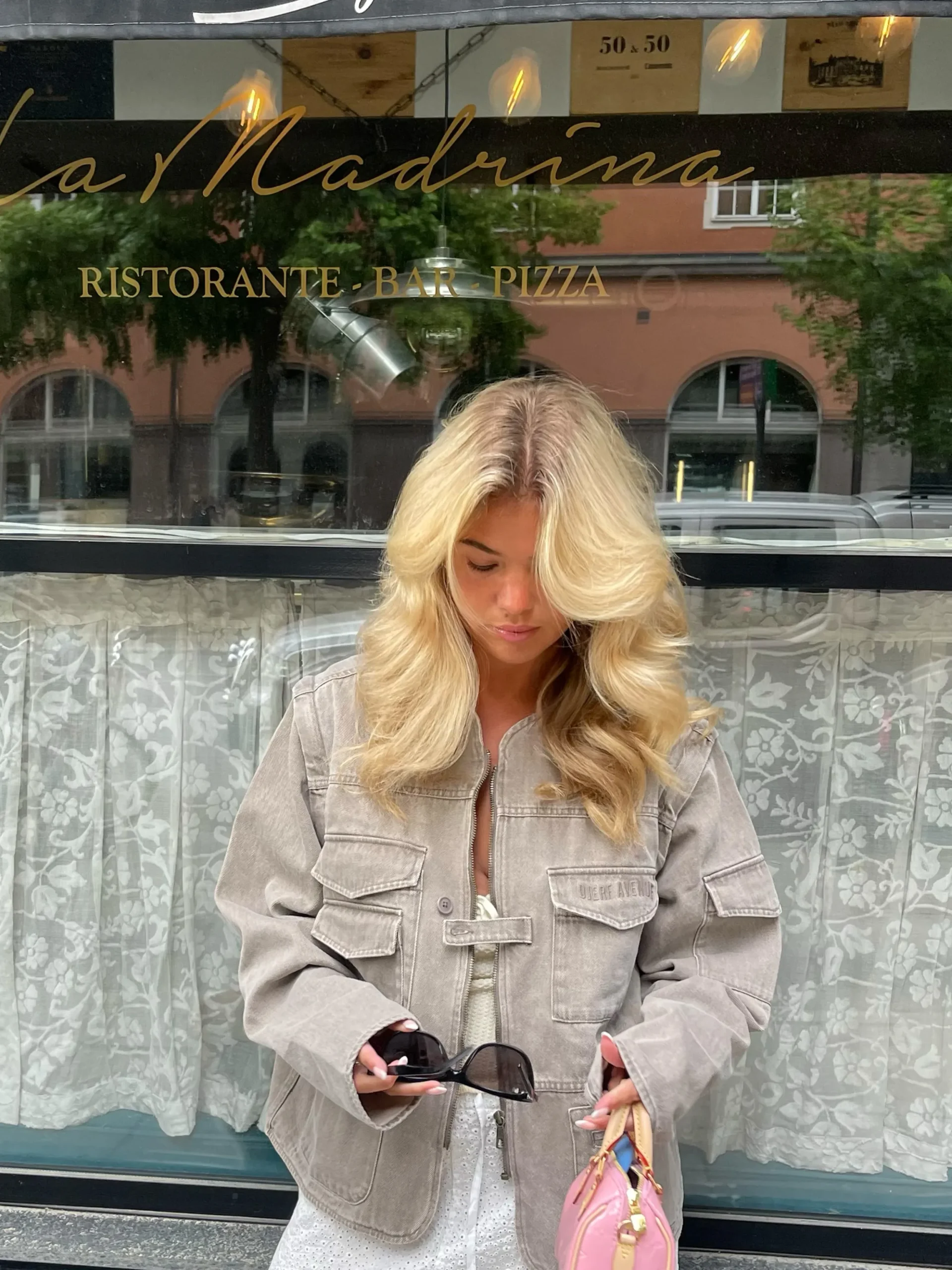 Djerf Avenue Utility Jacka Brun New