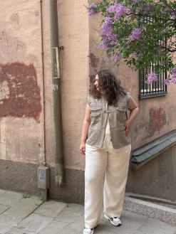 Djerf Avenue Utility Jacka Brun New