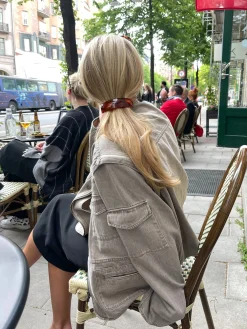 Djerf Avenue Utility Jacka Brun New