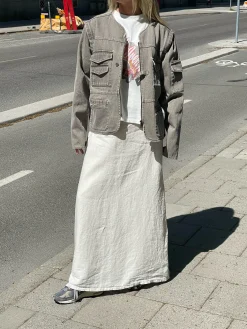 Djerf Avenue Utility Jacka Brun New