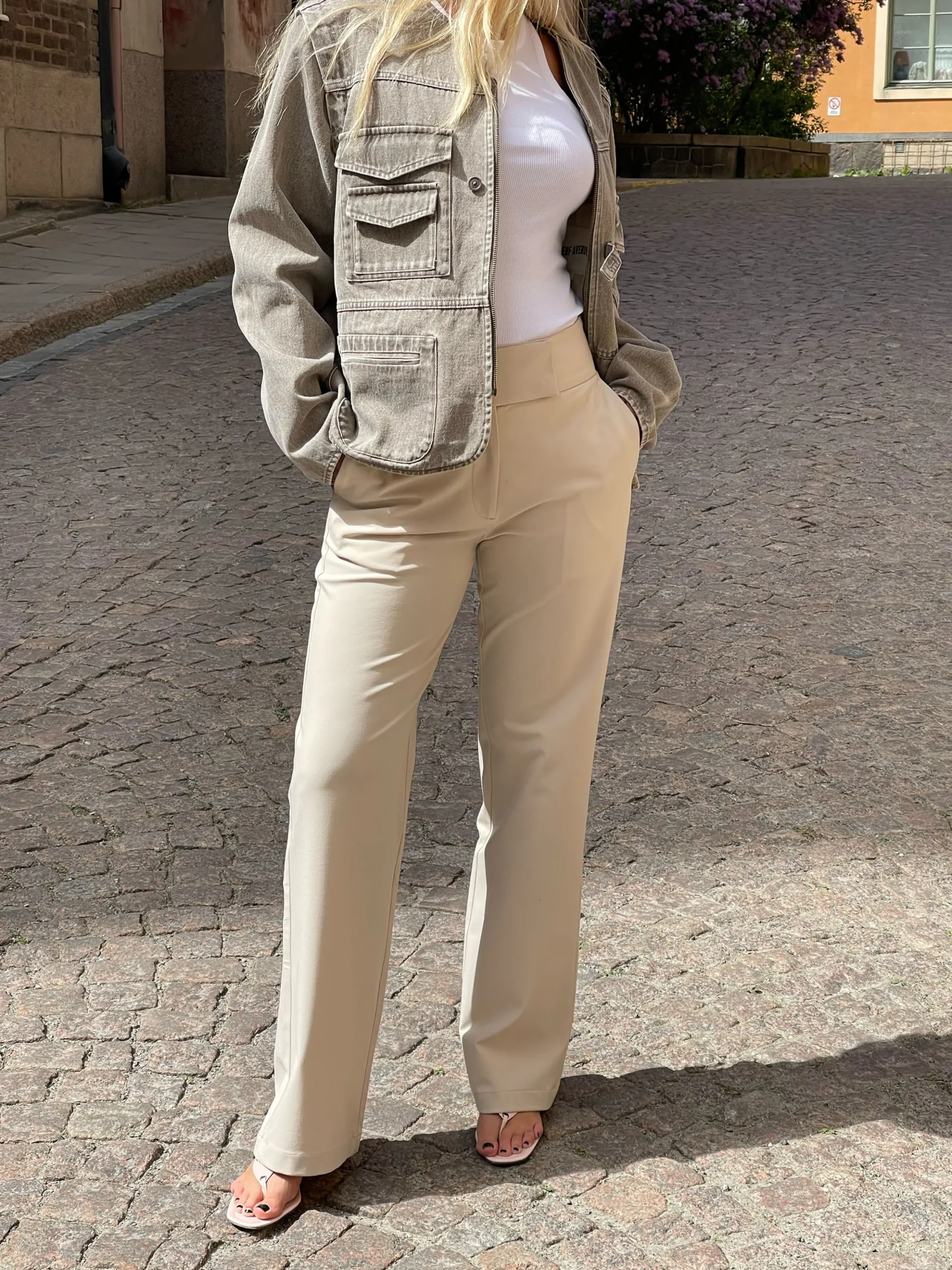 Djerf Avenue Utility Jacka Brun New