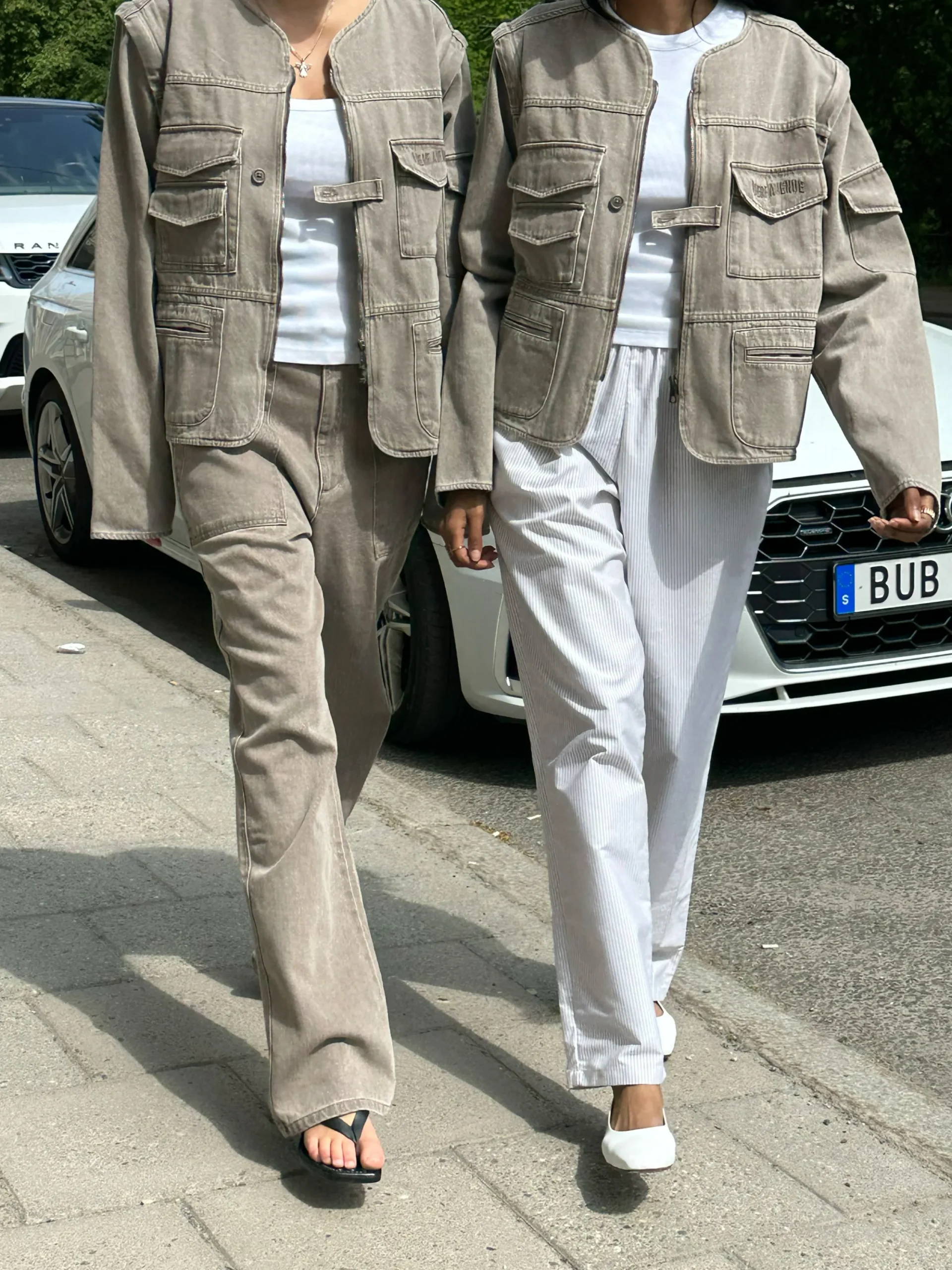 Djerf Avenue Utility Jacka Brun New