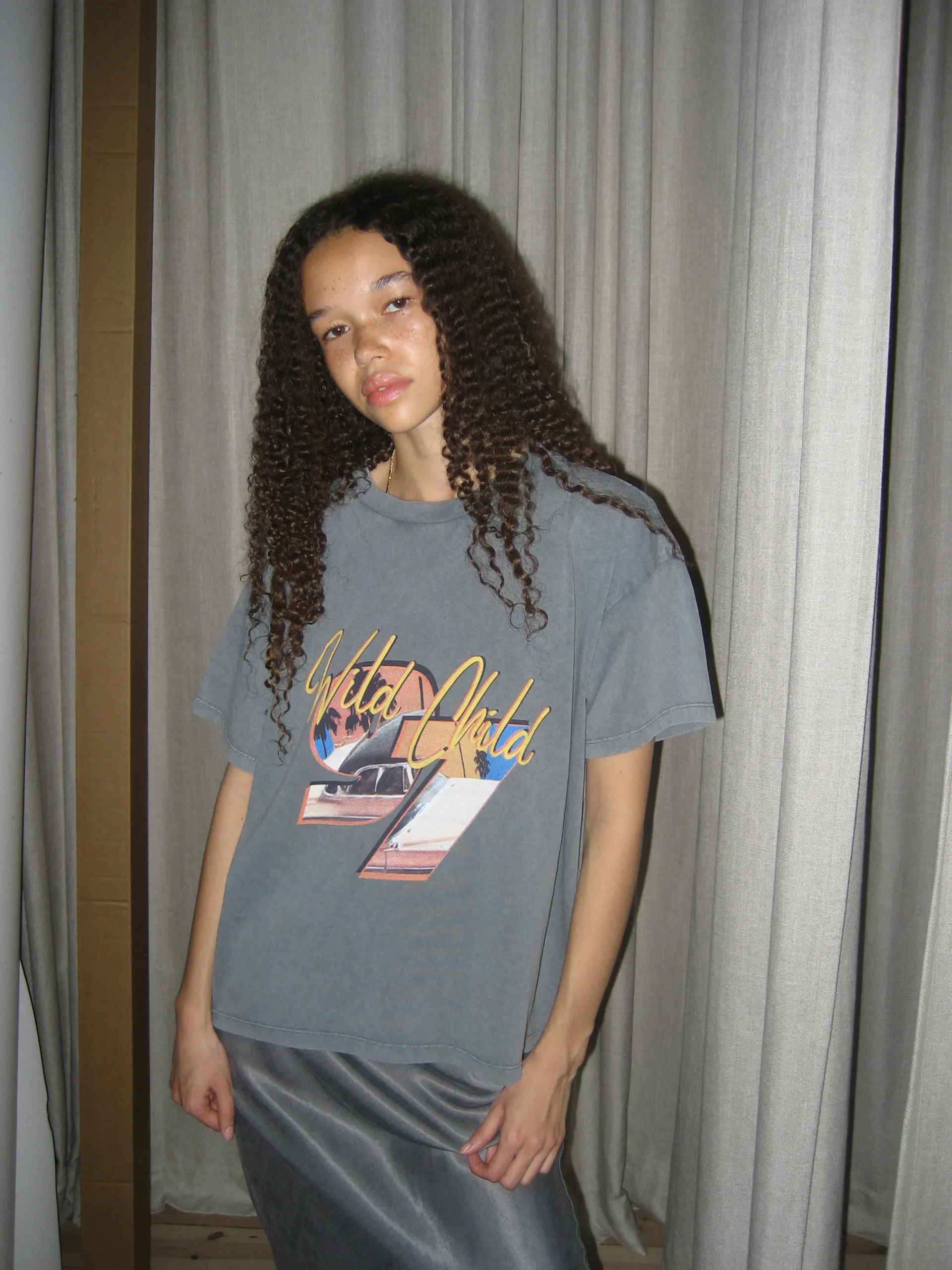 Djerf Avenue Wild Child T-Shirt New