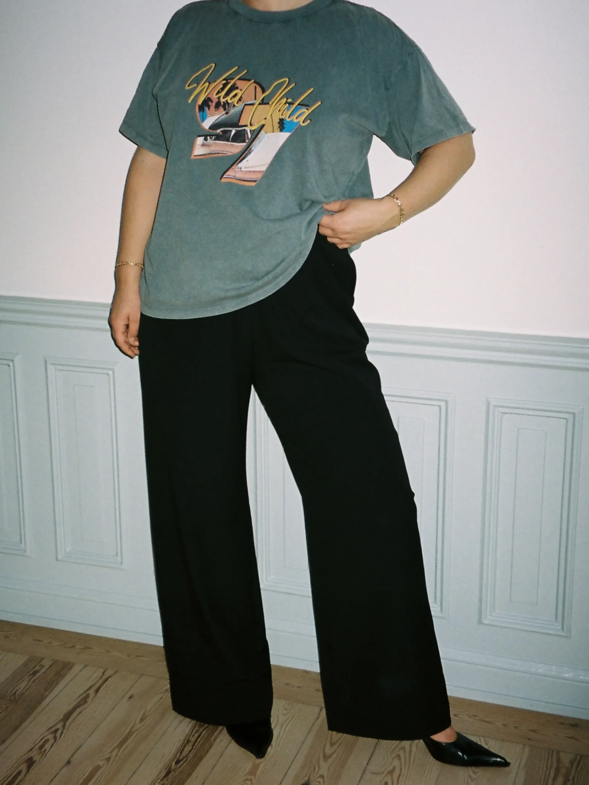 Djerf Avenue Wild Child T-Shirt New